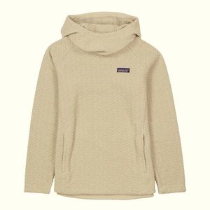 Patagonia Diamond Capra Hoodie Fleece; Size Small; Cream; Marsupial Pocket.
